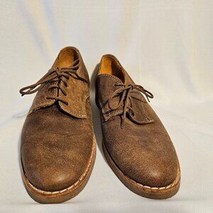 Roots Canada Vintage Tribe Leather Brown Lace Up Men's Oxford Shoes Sz 8